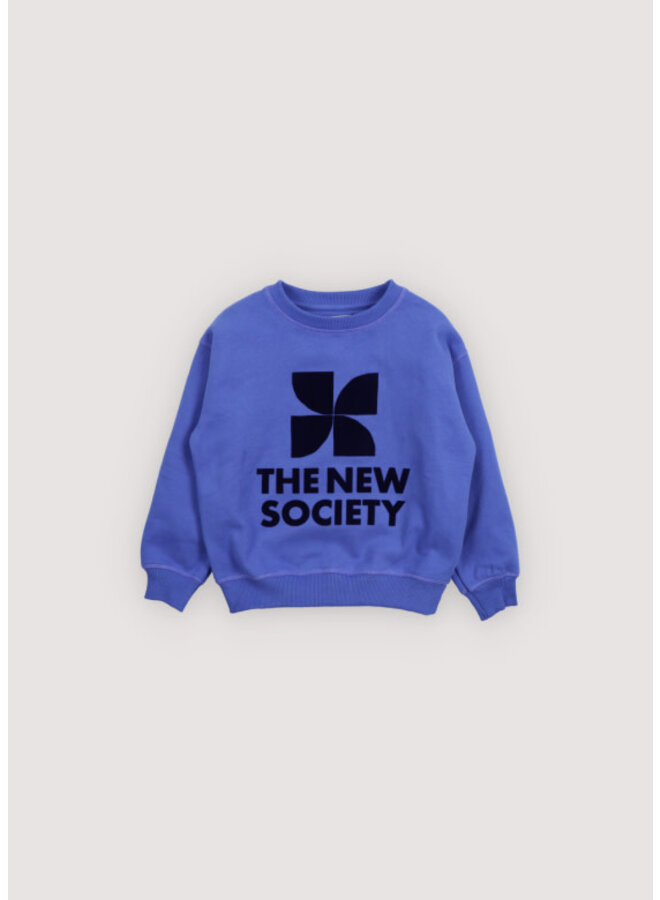 The new society logo sweatshirt royal purple
