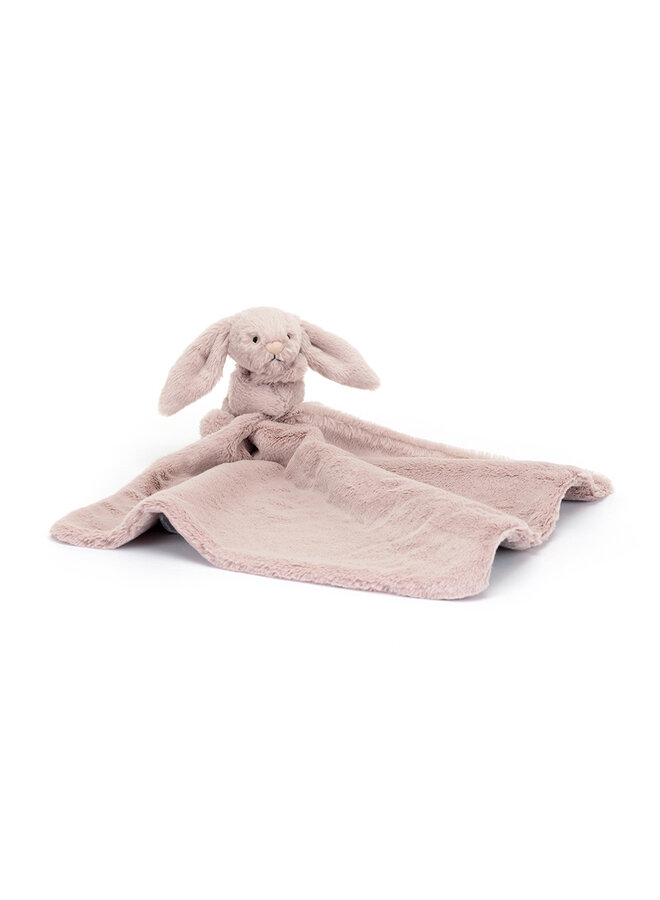 Jellycat bashful luxe bunny soother rosa