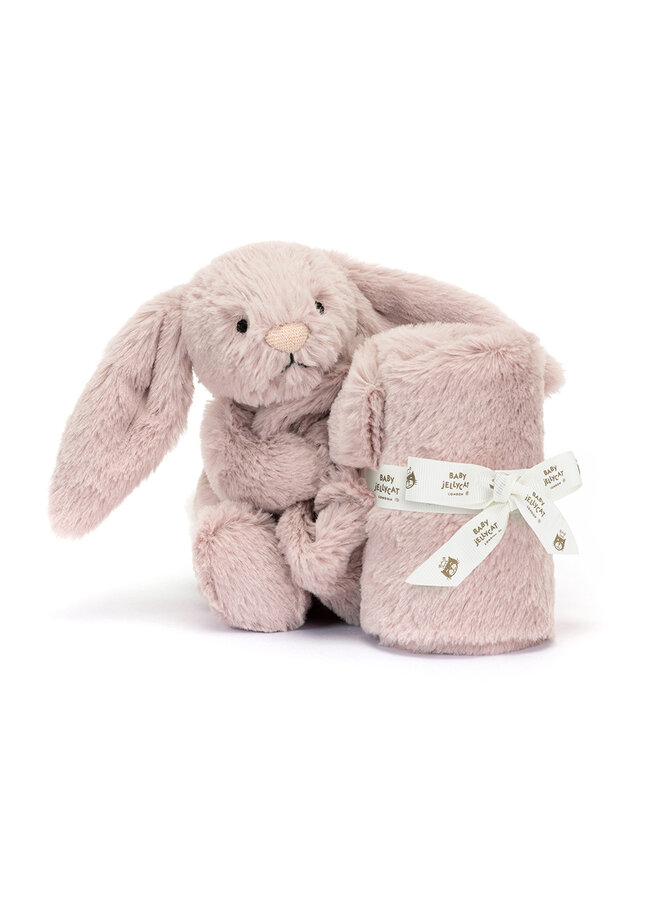 Jellycat bashful luxe bunny soother rosa