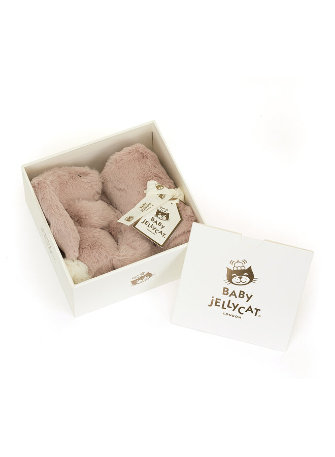 Jellycat bashful luxe bunny soother rosa