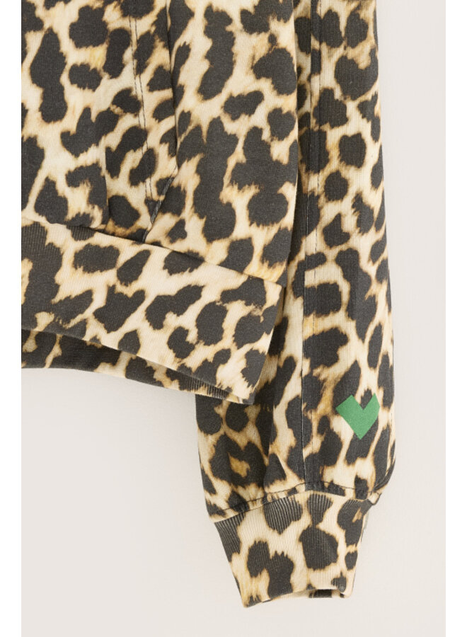Bellerose filla hoodie leopard