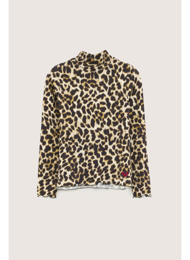 Bellerose velfo longsleeve leopard
