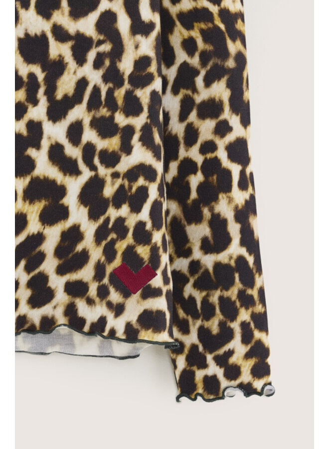 Bellerose velfo longsleeve leopard