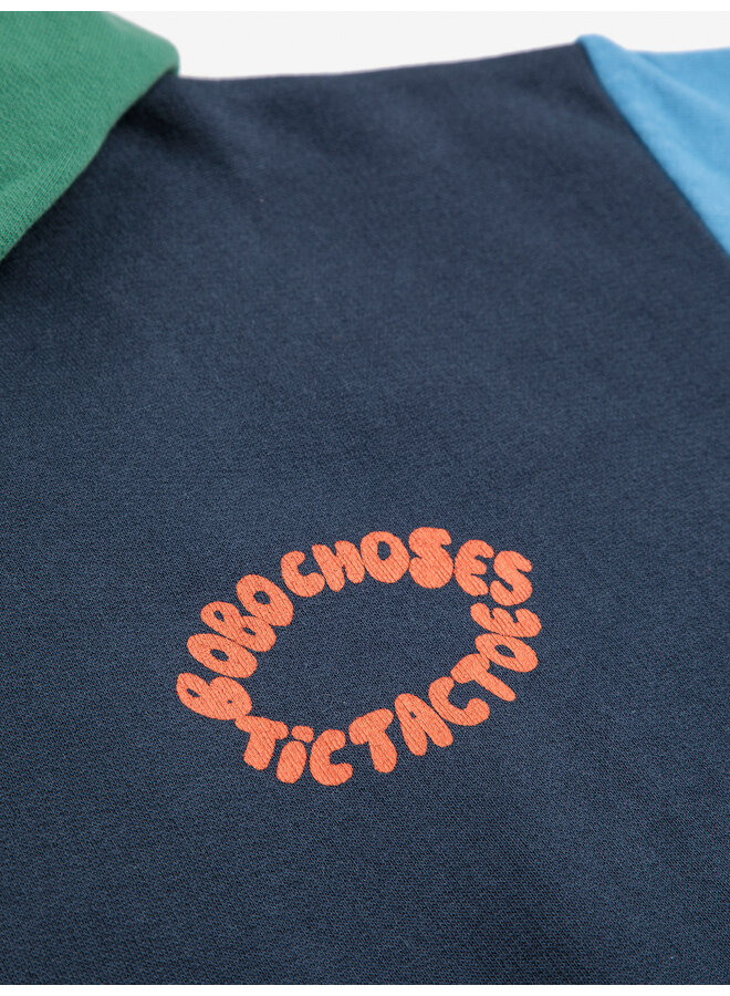 Bobo choses tic tac toe color block hoodie