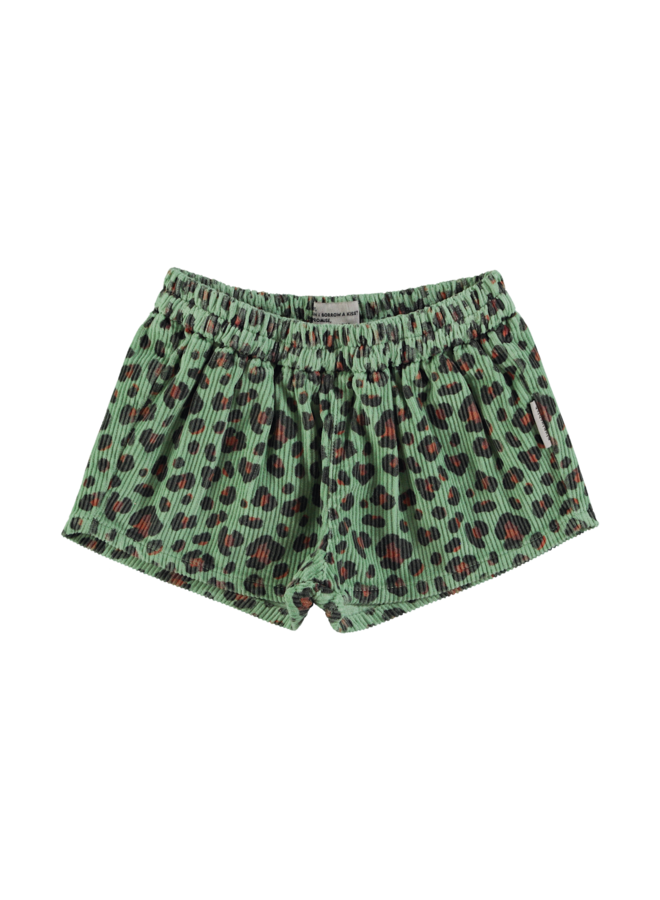 Piupiuchick shorts green animal print