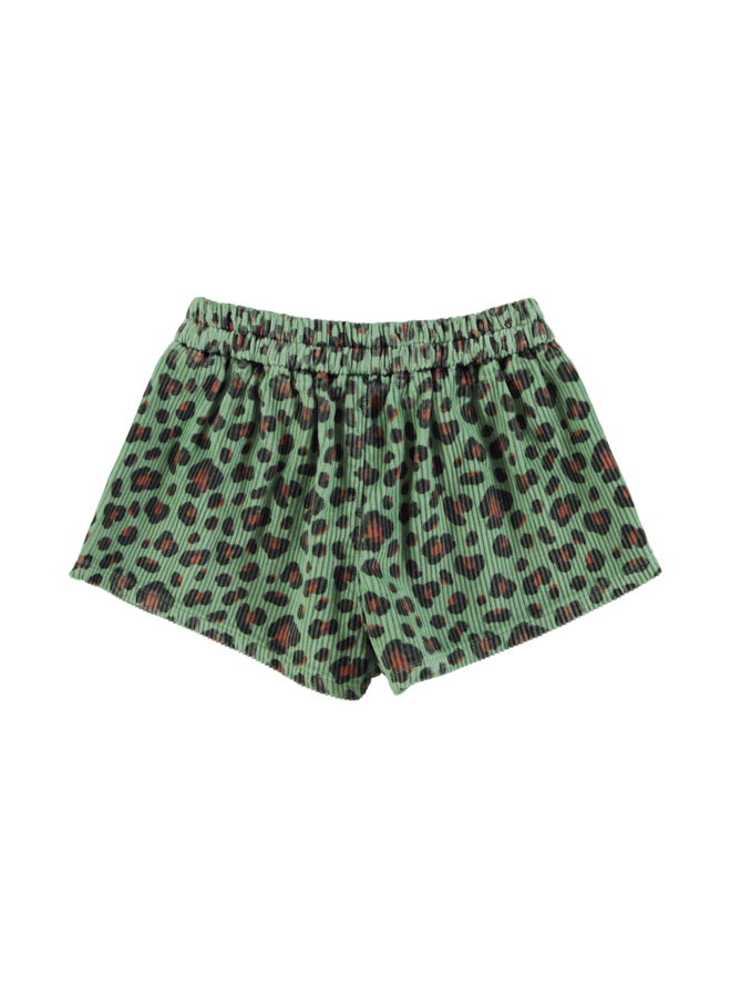 Piupiuchick shorts green animal print