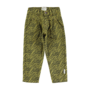 Piupiuchick mom fit trousers olive green zebra print