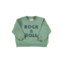 Piupiuchick sweatshirt rock&roll print green