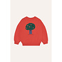 The campamento big tree sweatshirt red