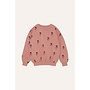 The campamento flowers pink sweatshirt
