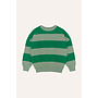 The campamento green striped sweatshirt