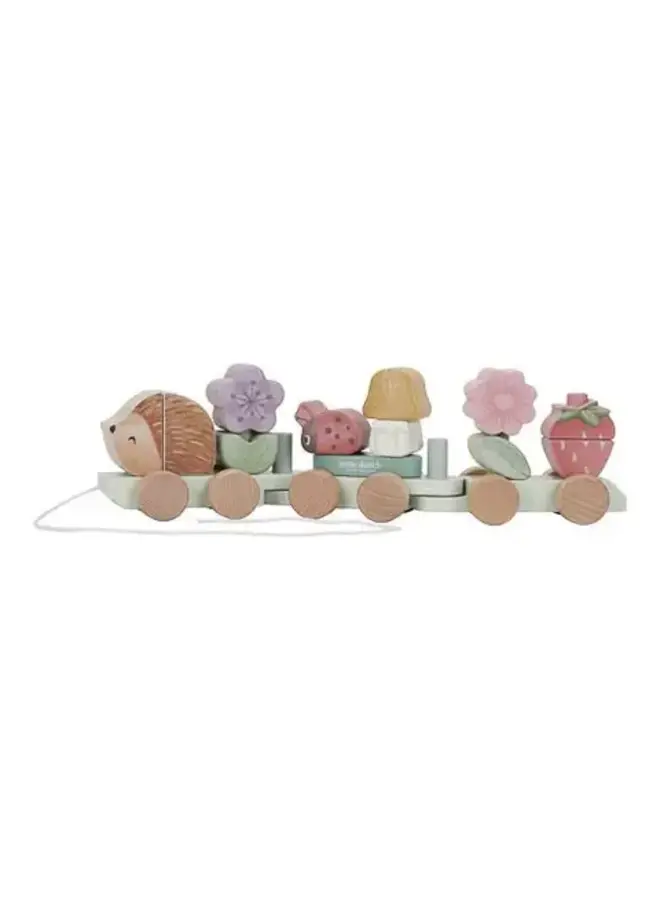 Litte dutch blokken trein fairy garden