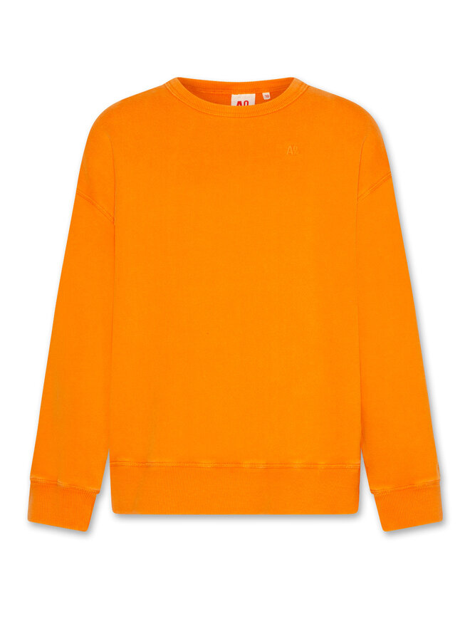 AO76 oscar sweater logo orange