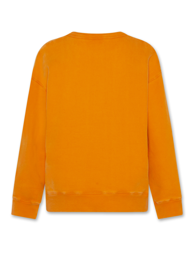 AO76 oscar sweater logo orange
