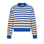 AO76 carla c-neck sweater flash blue stripe