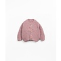 Play up knitted cardigan rose