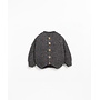Play up knitted cardigan grafite