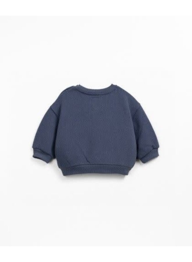 Play up fleece sweater mirtilo
