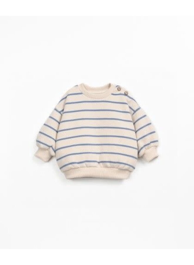 Play up striped jersey sweater watercolor/pencil