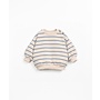 Play up striped jersey sweater watercolor/pencil