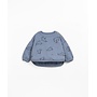 Play up printed jersey sweater watercolor