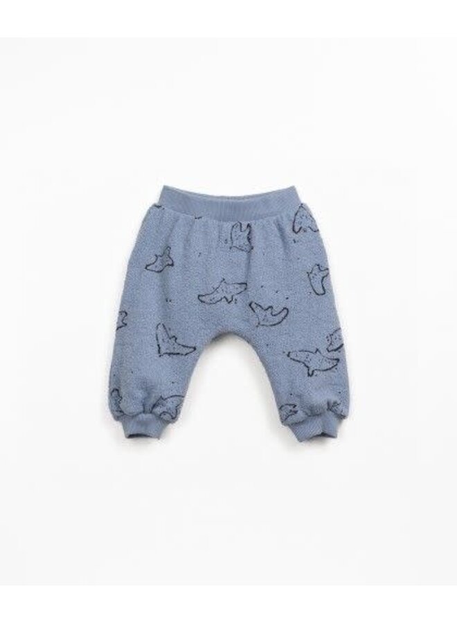 Play up printed jersey trousers watercolor