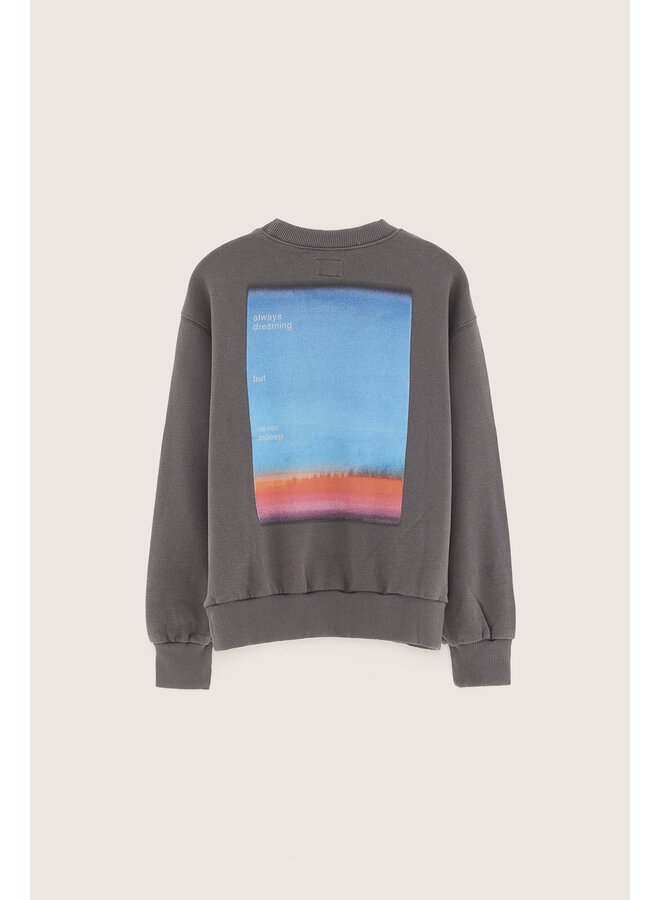 Bellerose chami sweatshirt asphalt
