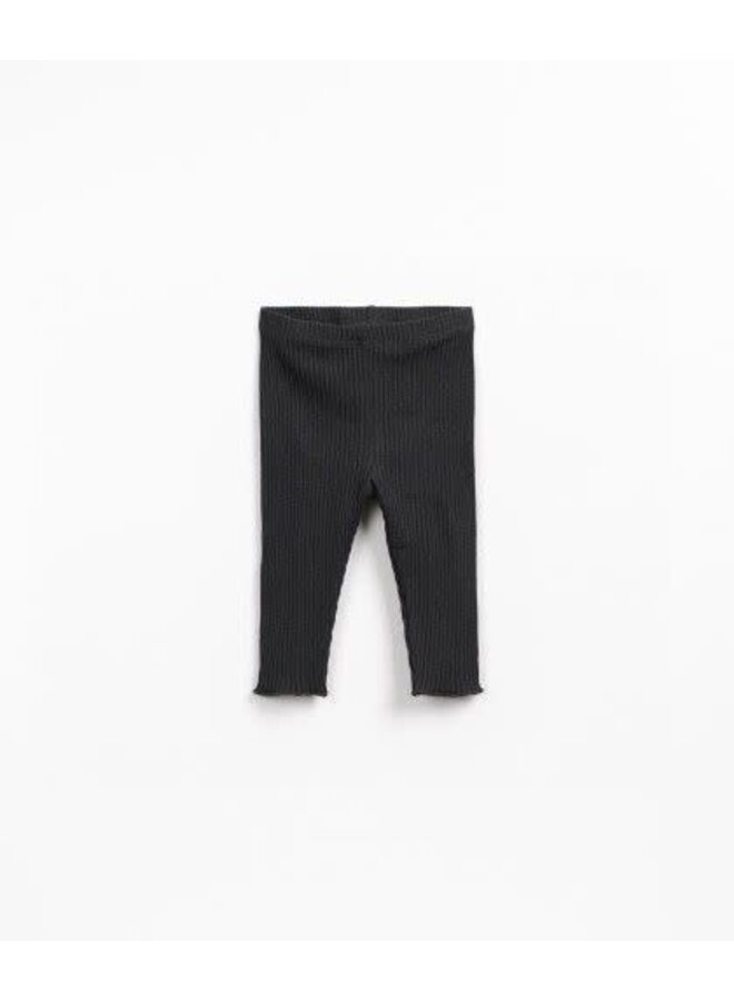 Play up rib flamé leggings grafite