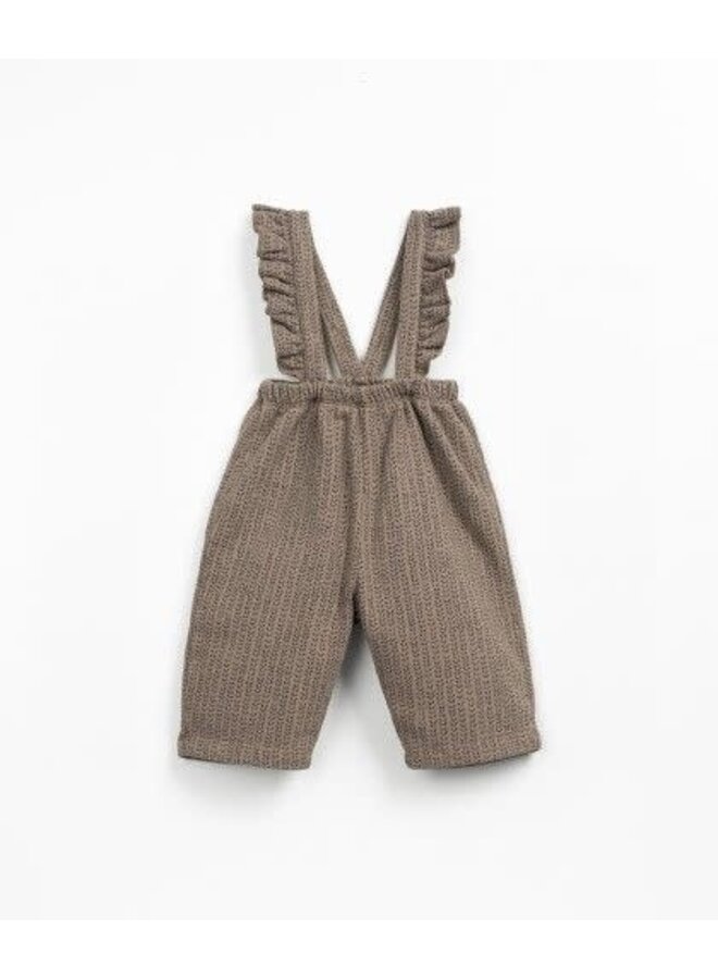 Play up printed fleece dungaree ancestral