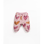 Play up printed fleece trousers rose