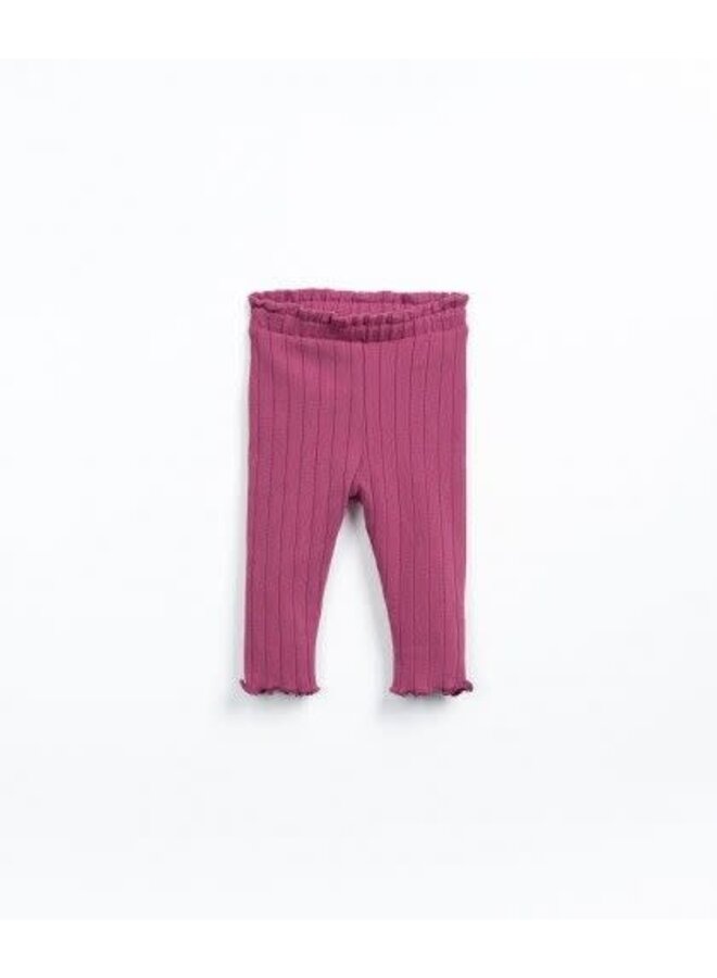Play up rib leggings beetroot