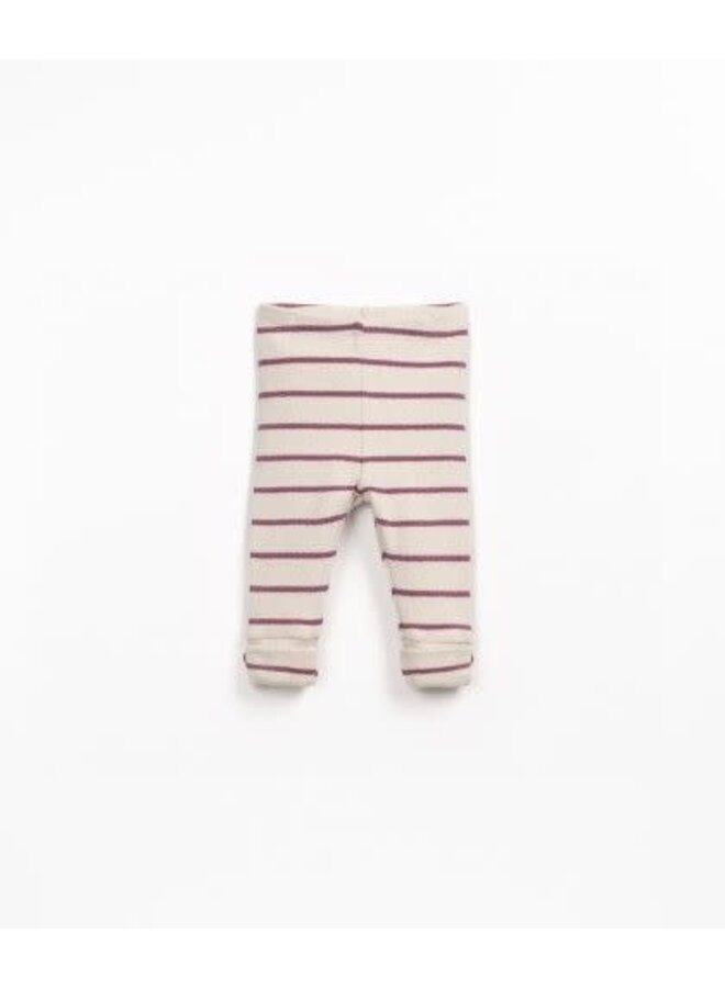 Play up striped jersey leggings amora