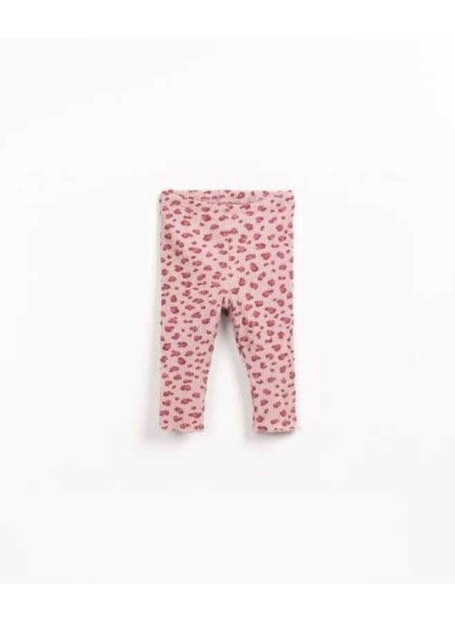 Play up printed rib leggings amora
