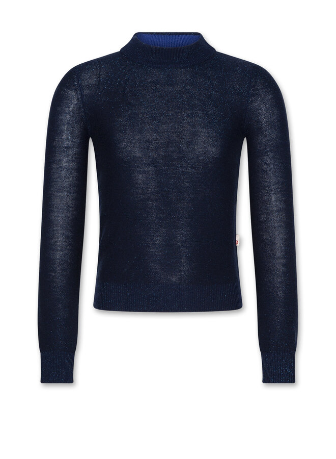 AO76 cala mock neck classic navy