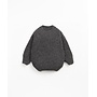 Play up knitted sweater grafite
