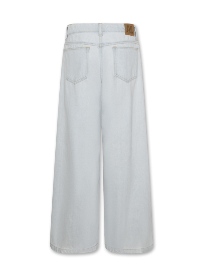 AO76 zina jeans pants wash bleach