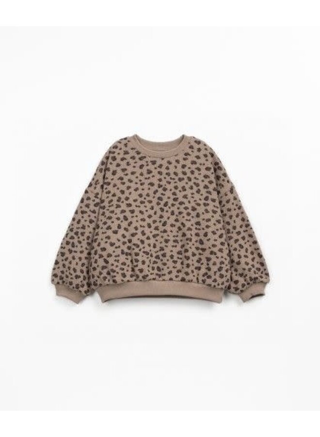 Play up printed jersey sweater ancestral