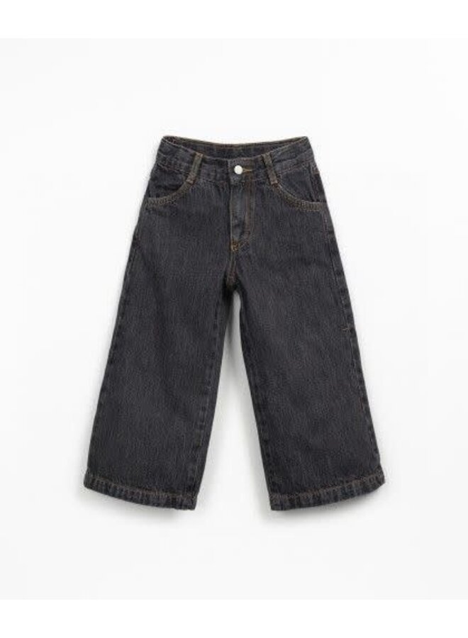 Play up denim trousers grafite