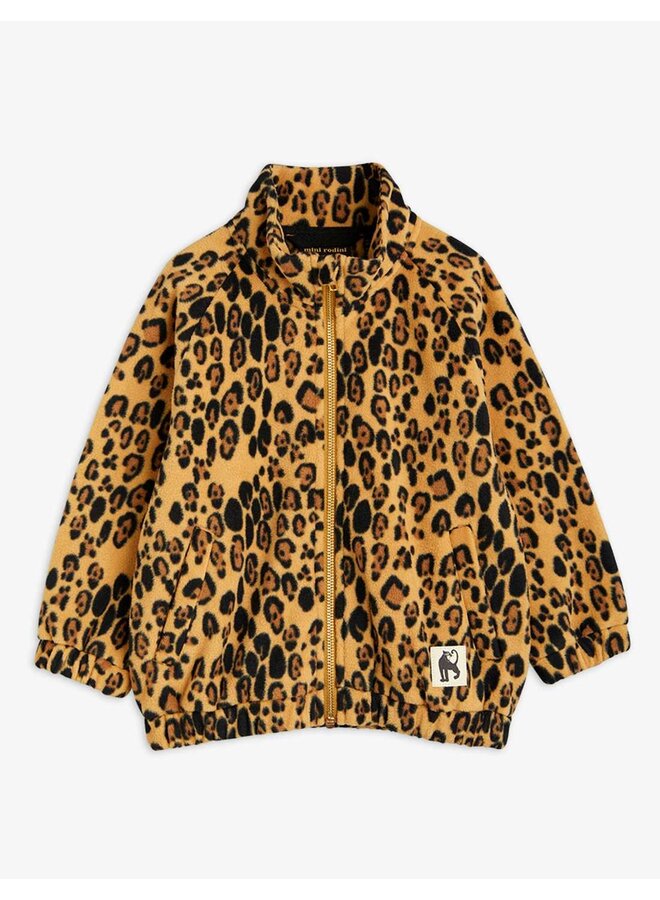 Mini rodini leopard fleece jacket