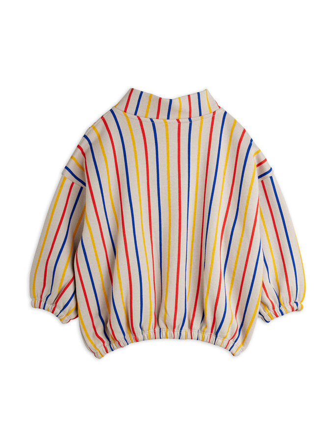Mini rodini clover emb half zip sweatshirt