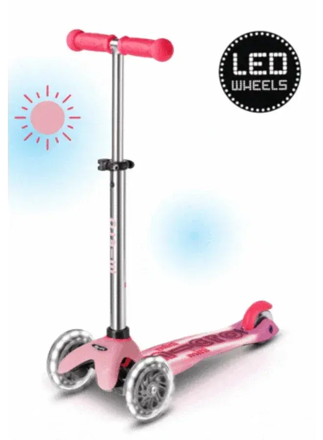 Micro step mini deluxe LED glow plus frosty pink