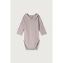 Gray label baby collar onesie gots berry/cream