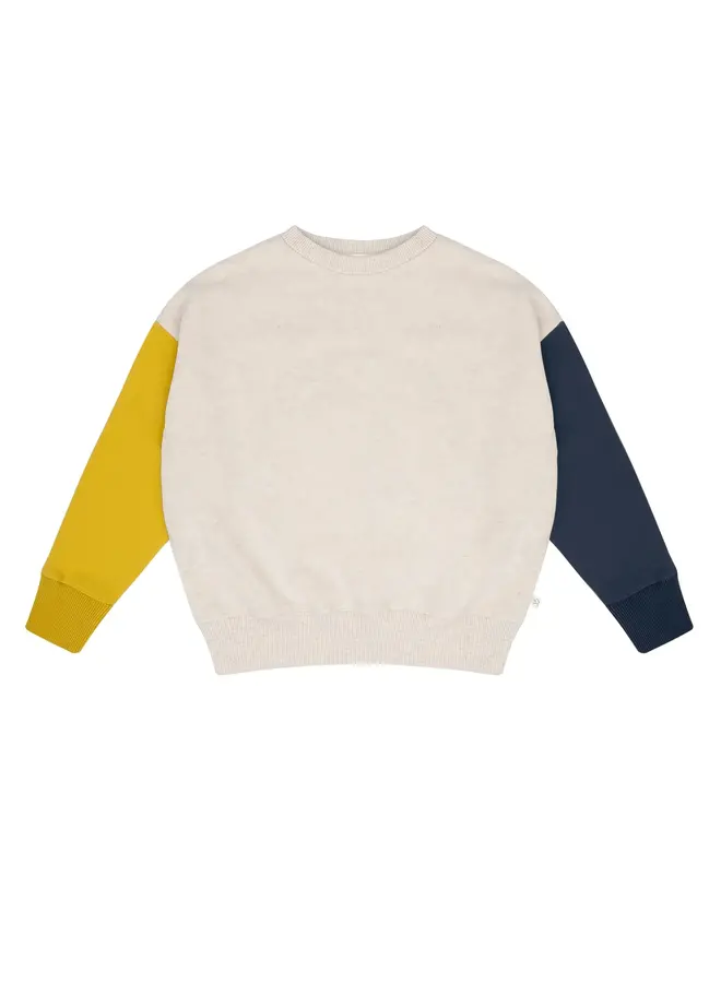 Jenest lucky bird sweater ecru melange