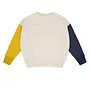 Jenest lucky bird sweater ecru melange