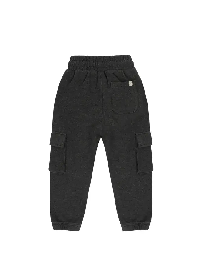 Jenest sammy cargo jogger dark grey melange