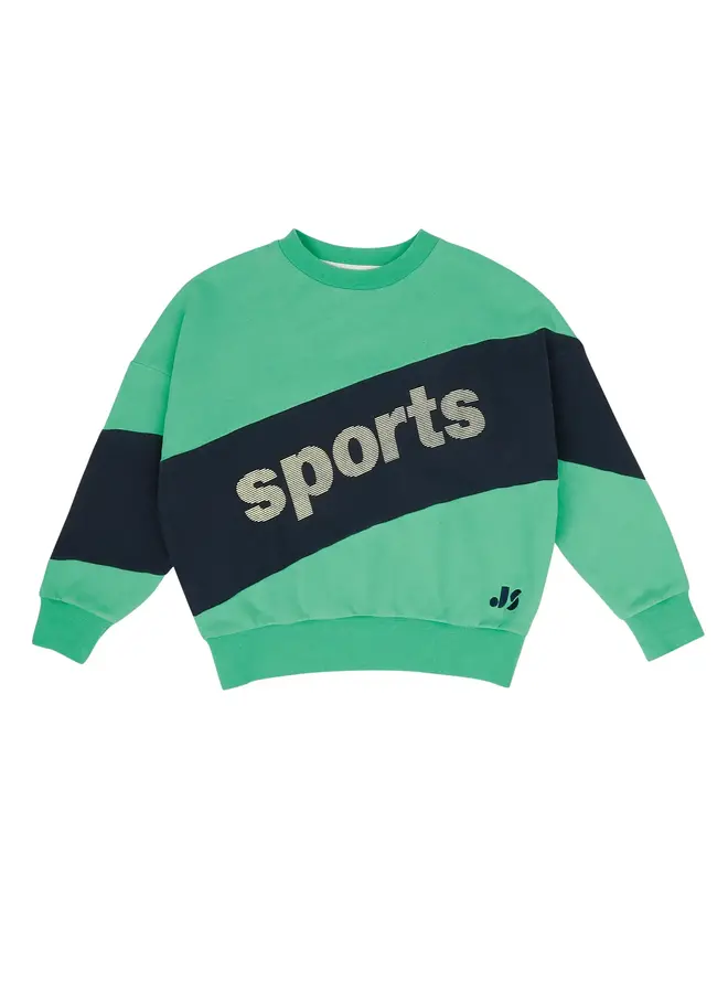Jenest sammy sports sweater fresh green