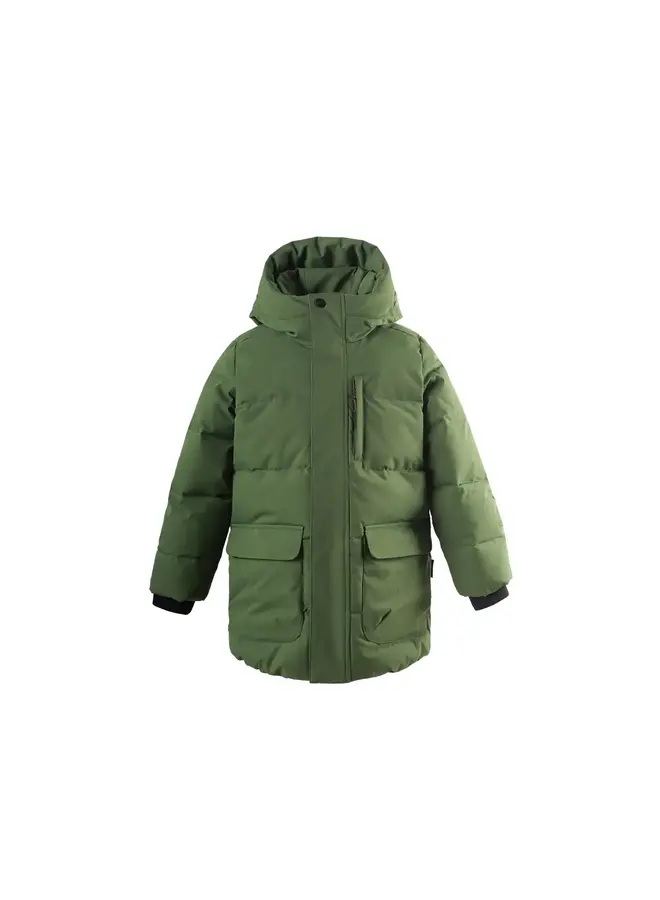 Gosoaky tiger eye jacket bronze green