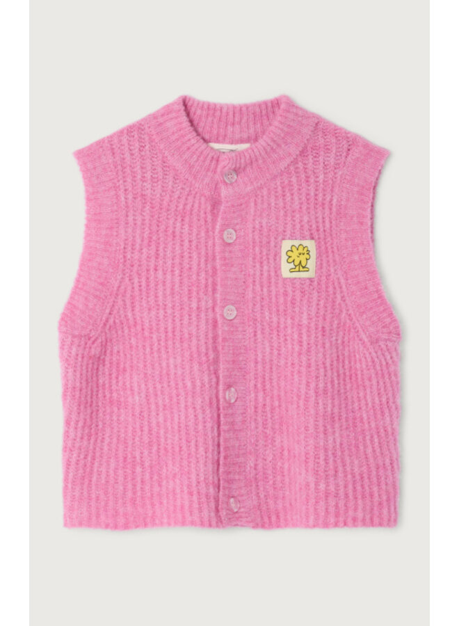 American vintage east cardigan rose bubble chine