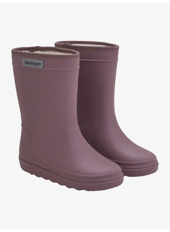 Enfant thermoboots solid rose taupe