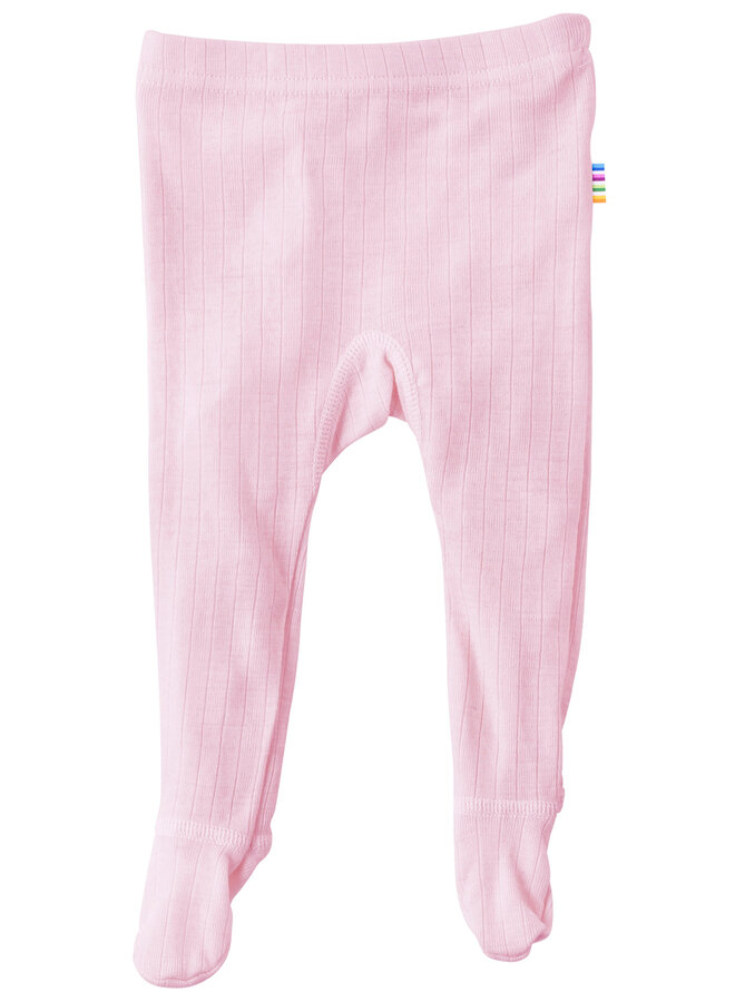 Joha merinowol legging met voetje prime rose